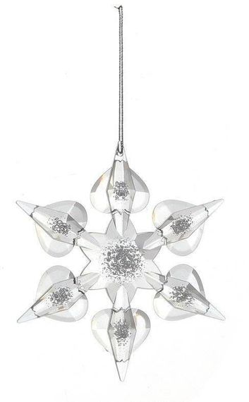 Подвеска Снежинка Нежность 10,5*12 см., Noelle (83590/2)