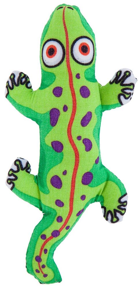 Антицарапки игрушка для кошек Ящерица, с валерианой и кошачьей мятой