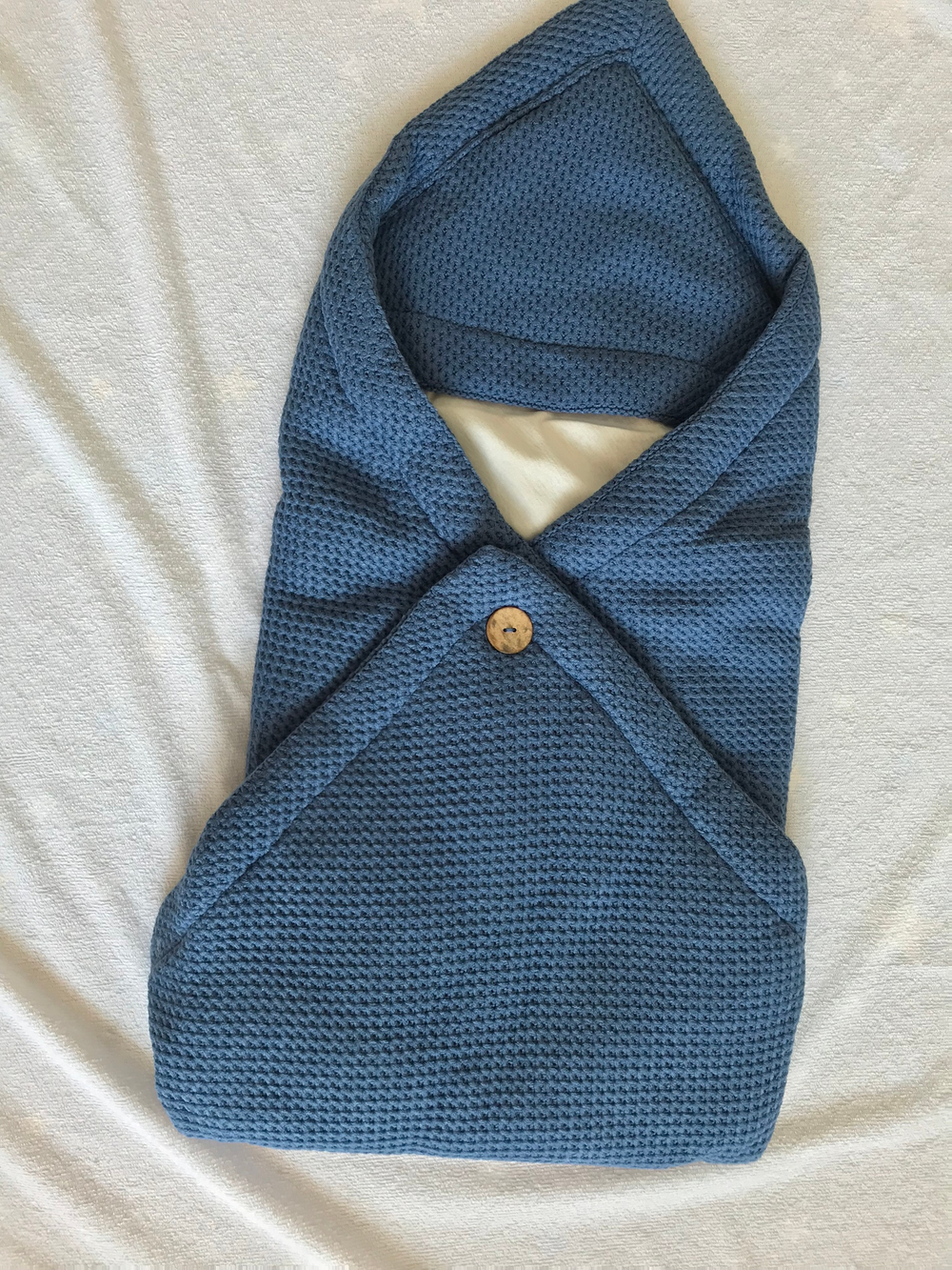 Конверт на выписку вязаный с подкладом "Loom" (Цвет: Черный, Размер: 80)