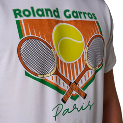 Мужская теннисная футболка Roland Garros Sullivan T-Shirt - белый