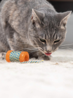 Petstages игрушка для кошек Energize "ОРКА катушка с веревочкой" 6 см