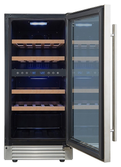 Винный шкаф Cellar Private CP027-2T серебристая дверь