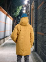 Парка мужская зимняя "Минимал" горчица