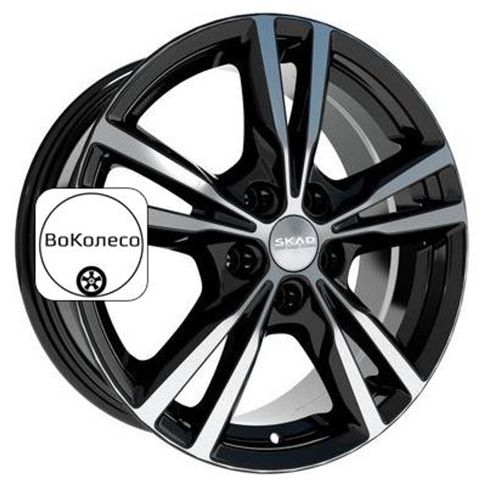 7x17/5x114,3 ET50 D67,1 Мельбурн (КЛ245) Алмаз (АРС 014 black) СКАД