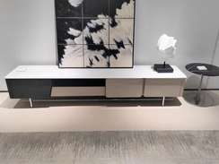 Тумба под ТВ 4678, 220х45 см, глянцевая керамика