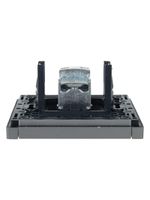 FORTE&PIANO Розетка TV проходная FP529 сталь IEK