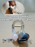 Заколка крабик краб для волос женский детский из камней