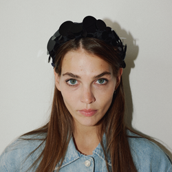 Ободок с крупными пайетками