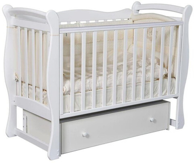 Детская кроватка Антел Julia-1 (маятник универсальный) белый