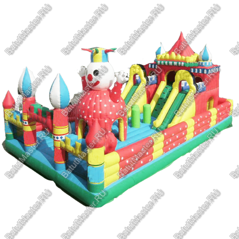 Коммерческий надувной батут "Страна клоунов"