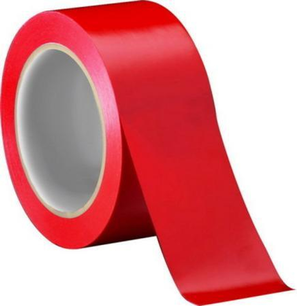 Скотч 48мм*66м 43мкм КРАСНЫЙ (кор 36шт)