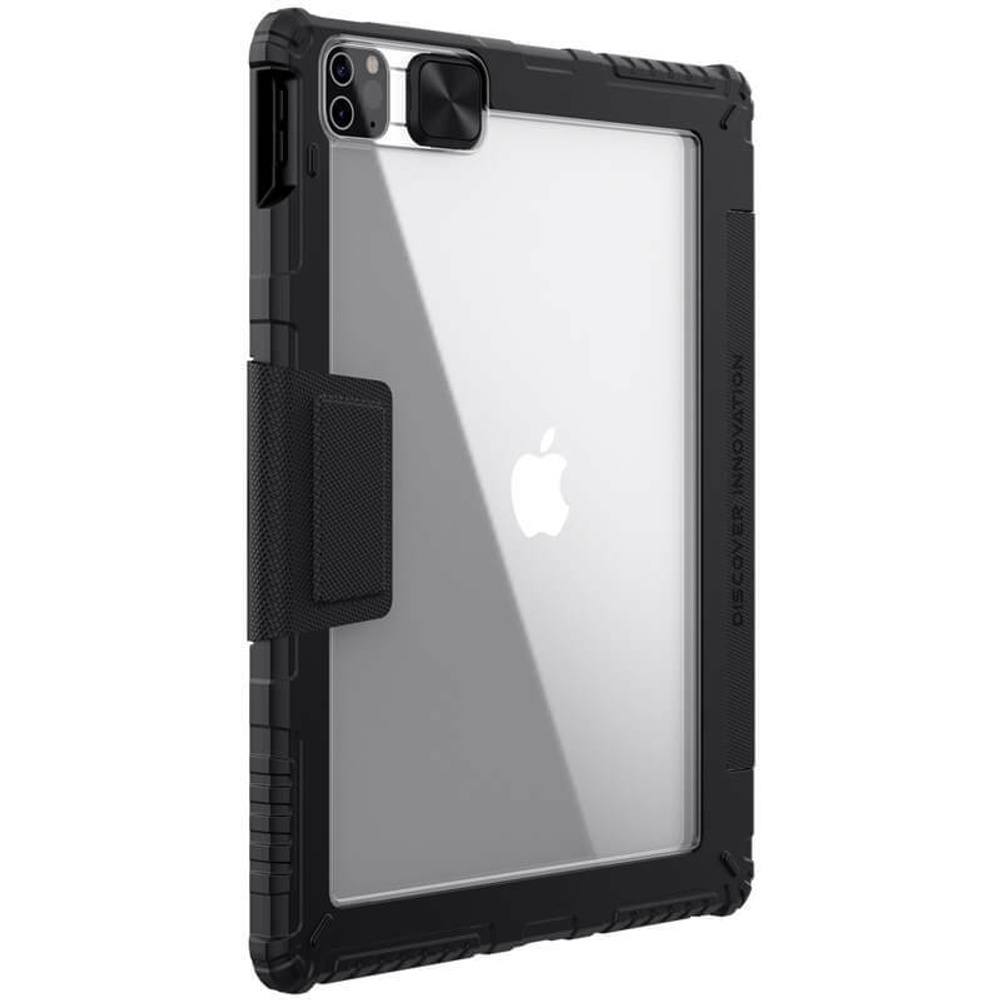 Противоударный чехол BUMPER NILLKIN LEATHER CASE PRO c защитой камеры для iPad Pro 12.9 2020 / 2021