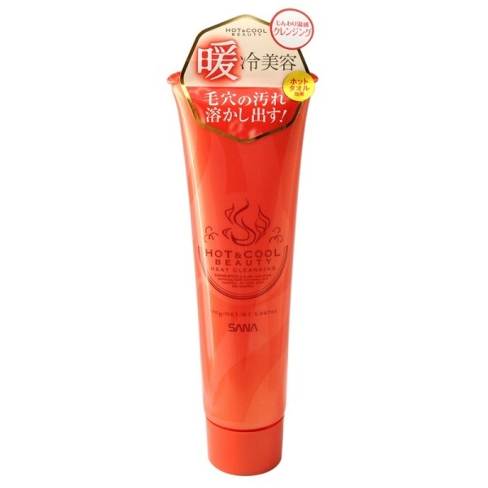 Cредство для лица очищающее с разогревающим эффектом Sana Hot&Cool Beauty Heat Cleansing 170г