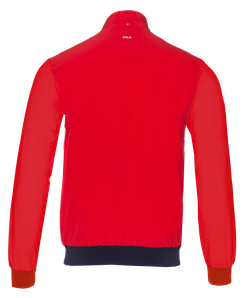 Мужская теннисная кофта Fila Jacket Max M - white/fila red
