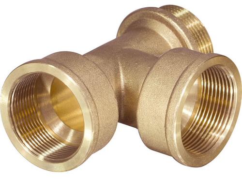 Тройник латун 3/4 Г. х 3/4 Г. х 3/4 Ш. ViEiR  (80/5шт)