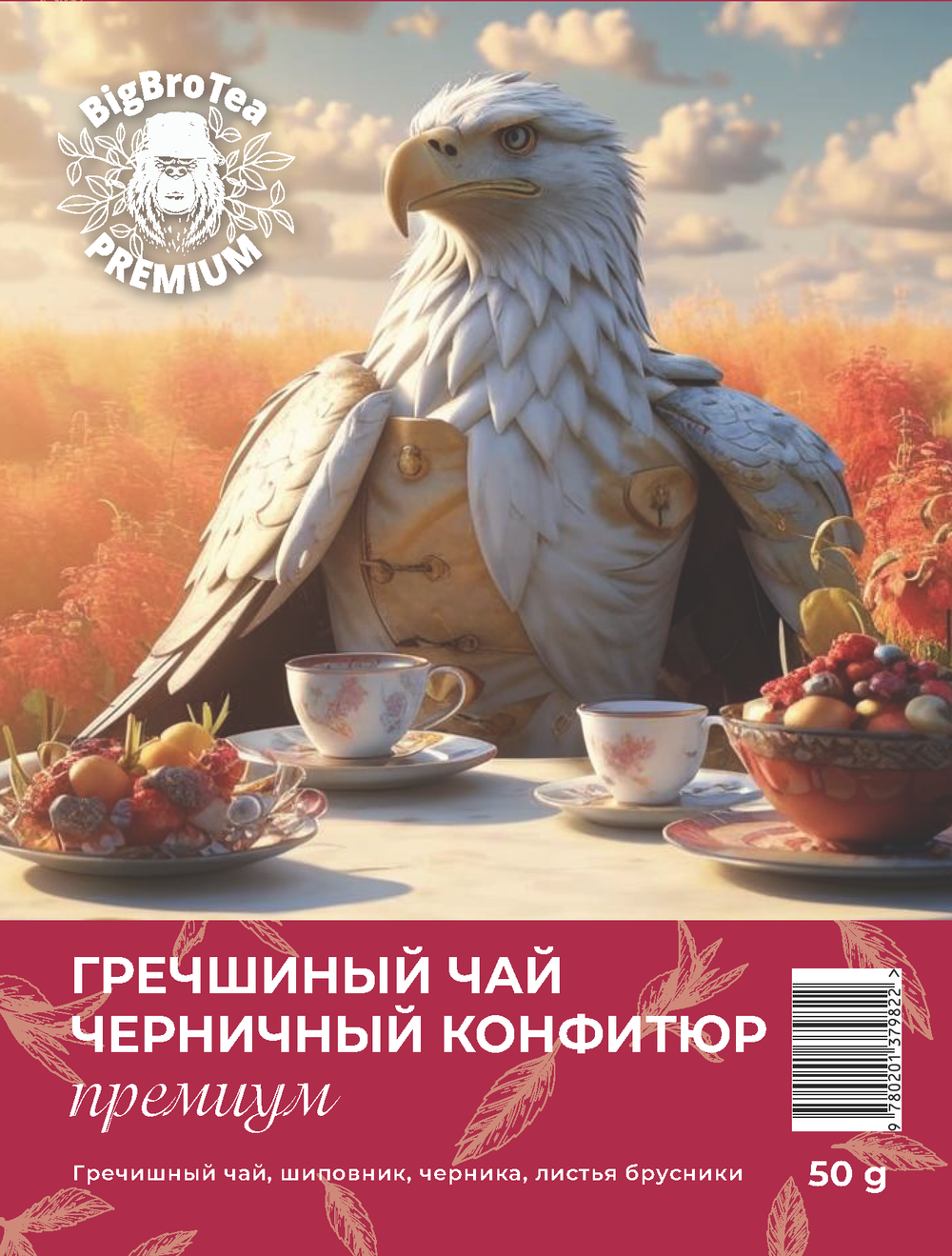 Гречишный чай "Черничный конфитюр" 50 гр.