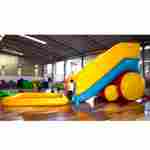 Надувной батут с бассейном «Мартышка» без подкачки, герметичный, 10*4*5 м