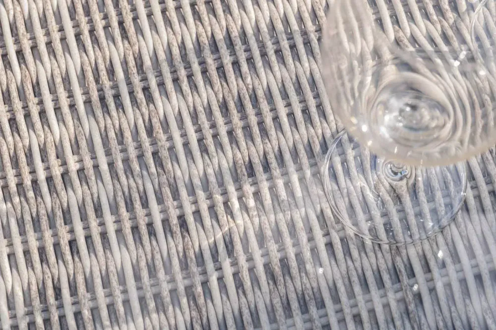 "Лунго" трансформирующаяся лаунж-зона из искусственного ротанга, цвет бежевый