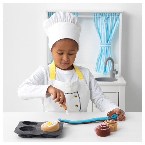 Мягкая игрушка IKEA DUKTIG (ДУКТИГ), Набор для выпечки, 6 шт.