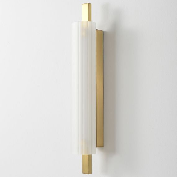 Настенный светодиодный светильник Crystal Lux Tunnel AP10 Led Brass