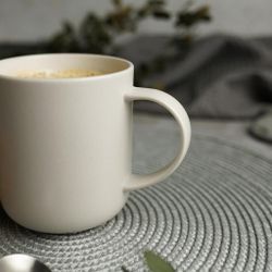 Кружка 350 мл d 8 см h9 см Light Grey Noble [6]