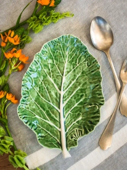 Блюдо овальное Bordallo Pinheiro Cabbage (25 см)
