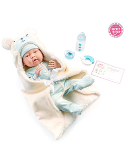 Кукла BERENGUER мягконабивная 39см Newborn (18790)