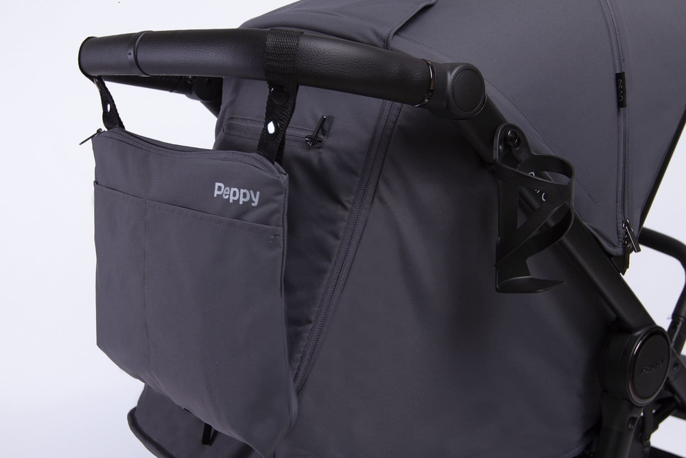 Прогулочная коляска Peppy Marco dark grey