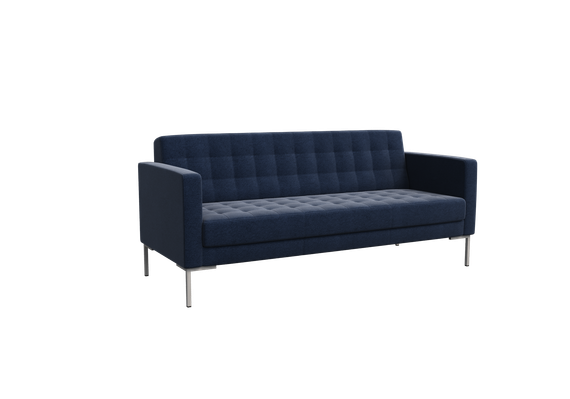 Форест Диван трехместный FR-DP-03 Kardif 028/Металл Серый 1940*800*840