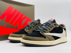 Кроссовки коллаборация Travis Scott x Air Jordan 1 Retro Low OG SP