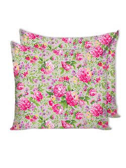 Наволочка комплект 2шт Сказка "Букет пионов" 70х70 см, перкаль