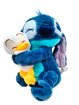 Мягкая игрушка Стич с утёнком 45см