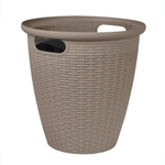 Кашпо InGreen Rattan D 328мм 20л с внутренним горшком 11 л, французский платан