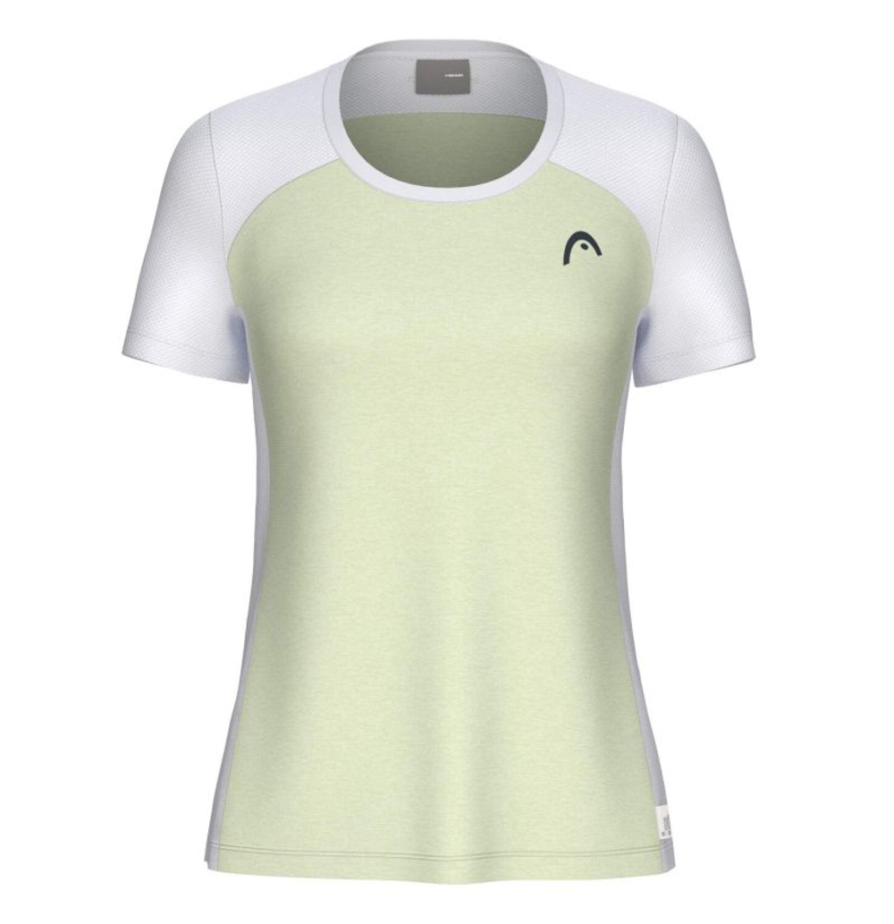 Женская теннисная футболка Head Play Tech - citrus green