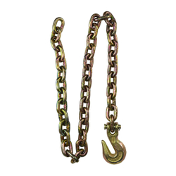 WDK-0301 Тяговая цепь с крюком. Длина 1.3 м, усилие 6 тонн