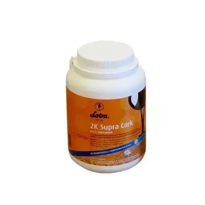 Лак для пробки LOBADUR WS 2К Supra Cork матовый (1 л)