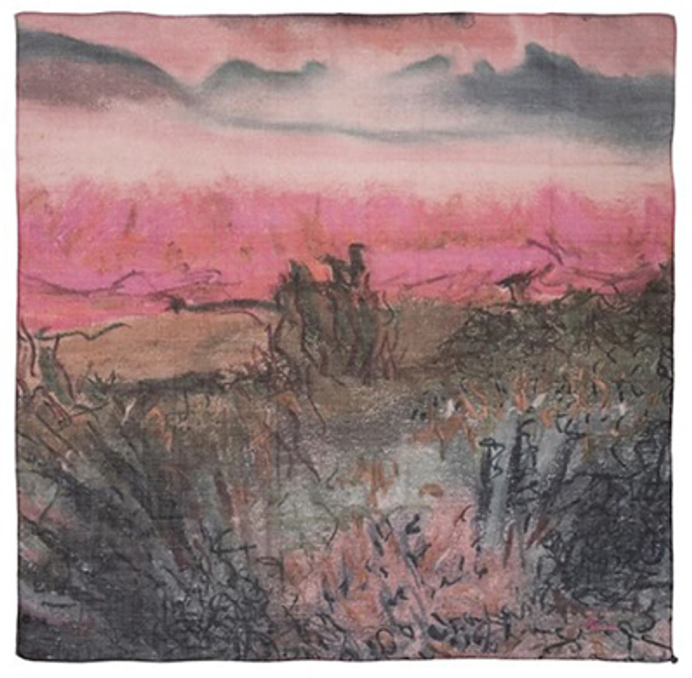 Платок 130x130 Petrusse Lande Matin