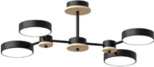 Потолочный светодиодный светильник LED4U L3215-630 BK