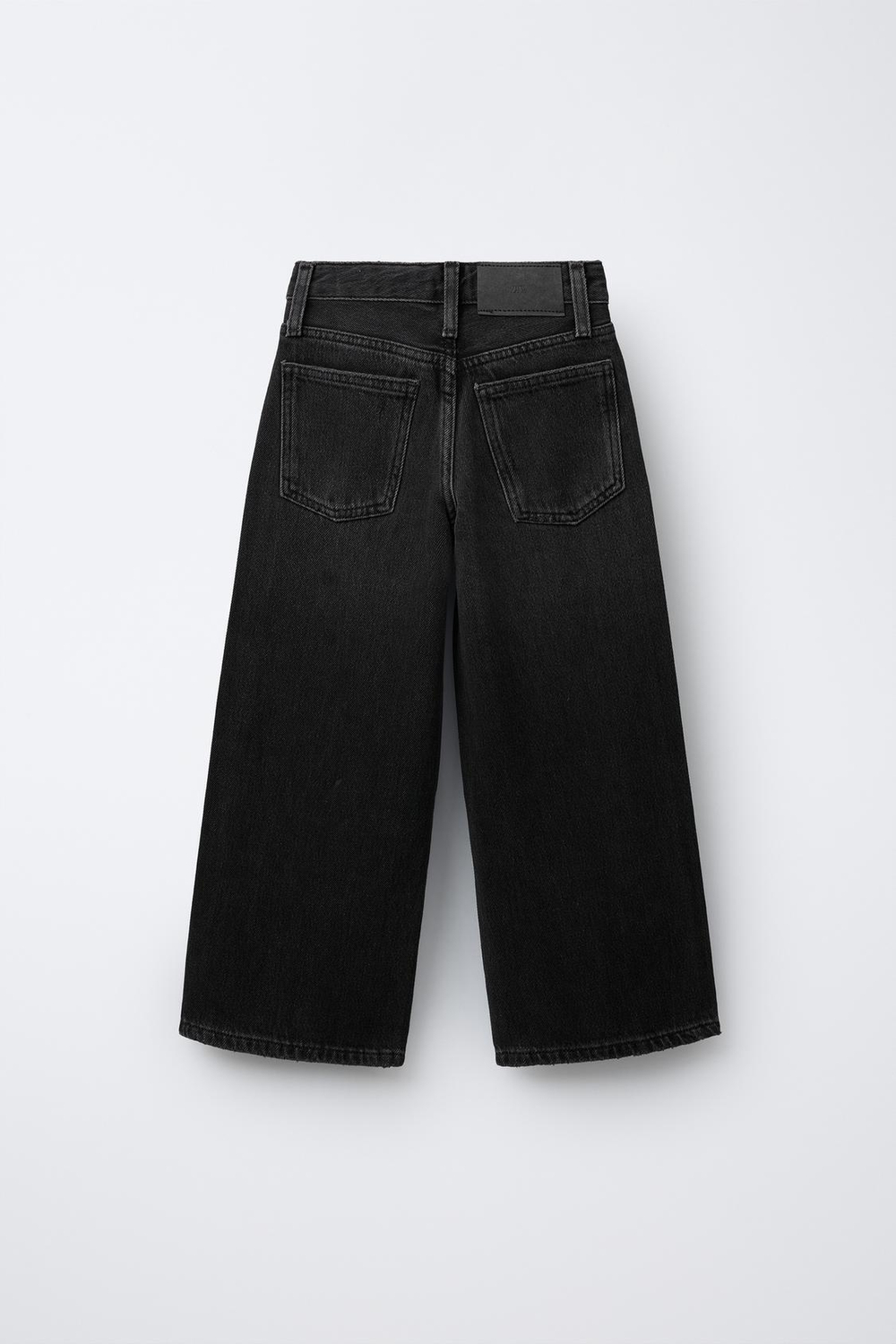 ZARA ДЖИНСЫ WIDE LEG, ЧЕРНЫЙ