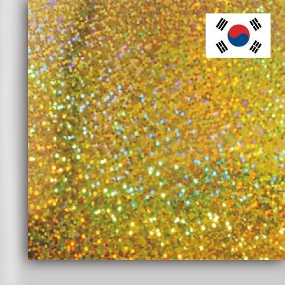 Пленка PROFI FLEX Hologram (DMHOL-02) Gold, 1м