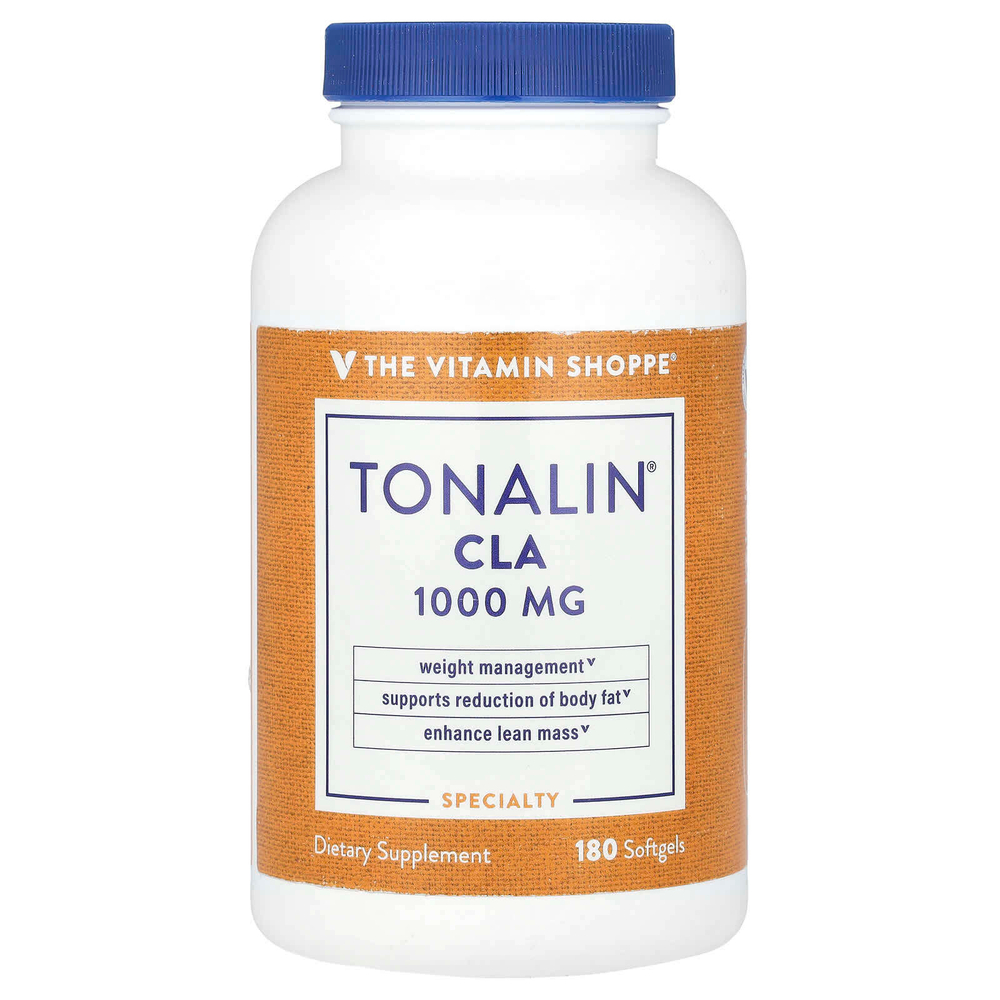 The Vitamin Shoppe, Tonalin® CLA, 1000 мг, 180 капсул