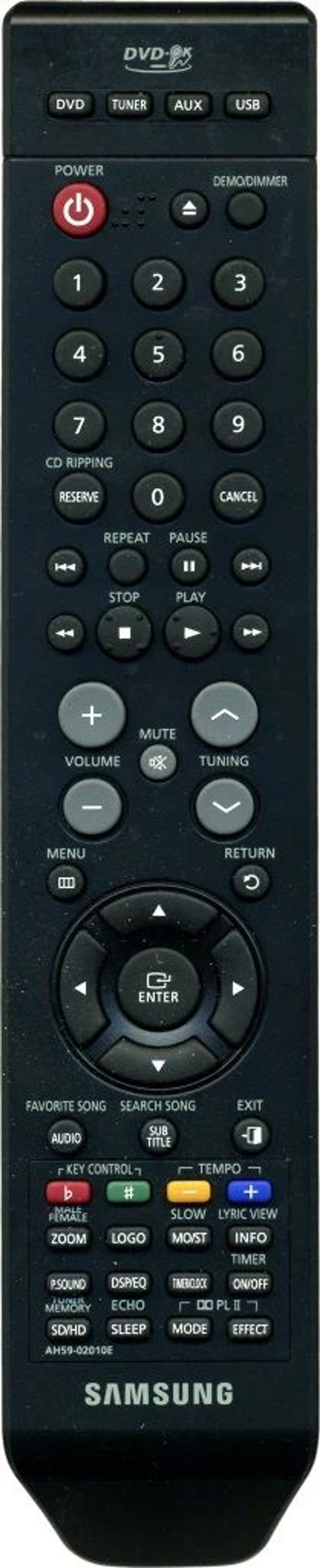 Пульт оригинальный Samsung AH59-02010E для музыкального центра Samsung