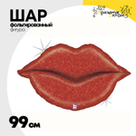 Шар Фольгированный Губы блеск (Красный)