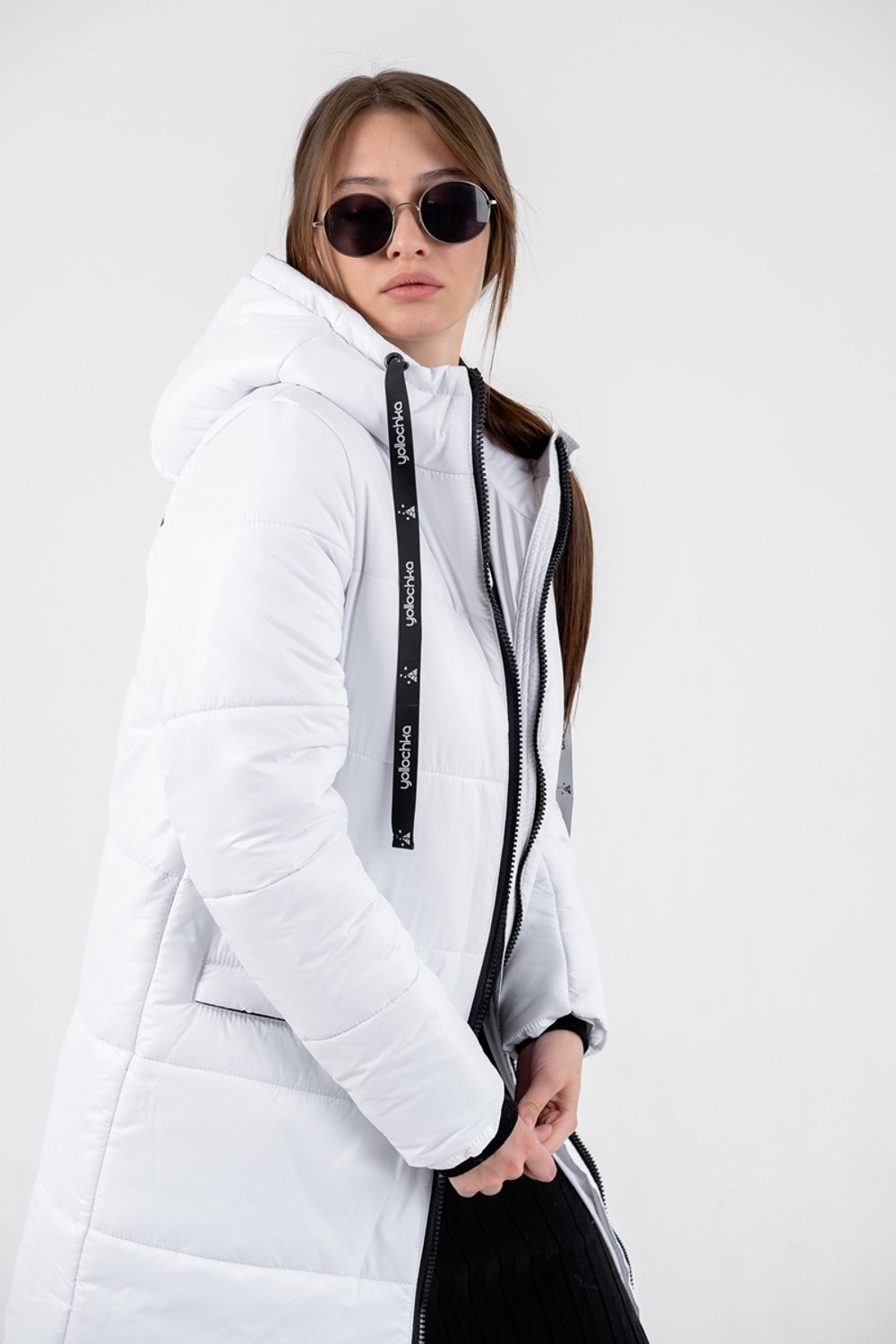 Пальто зимнее "Джой" белый