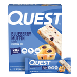 Quest Nutrition, протеиновый батончик, кекс с голубикой, 4 шт. по 60 г (2,12 унции)