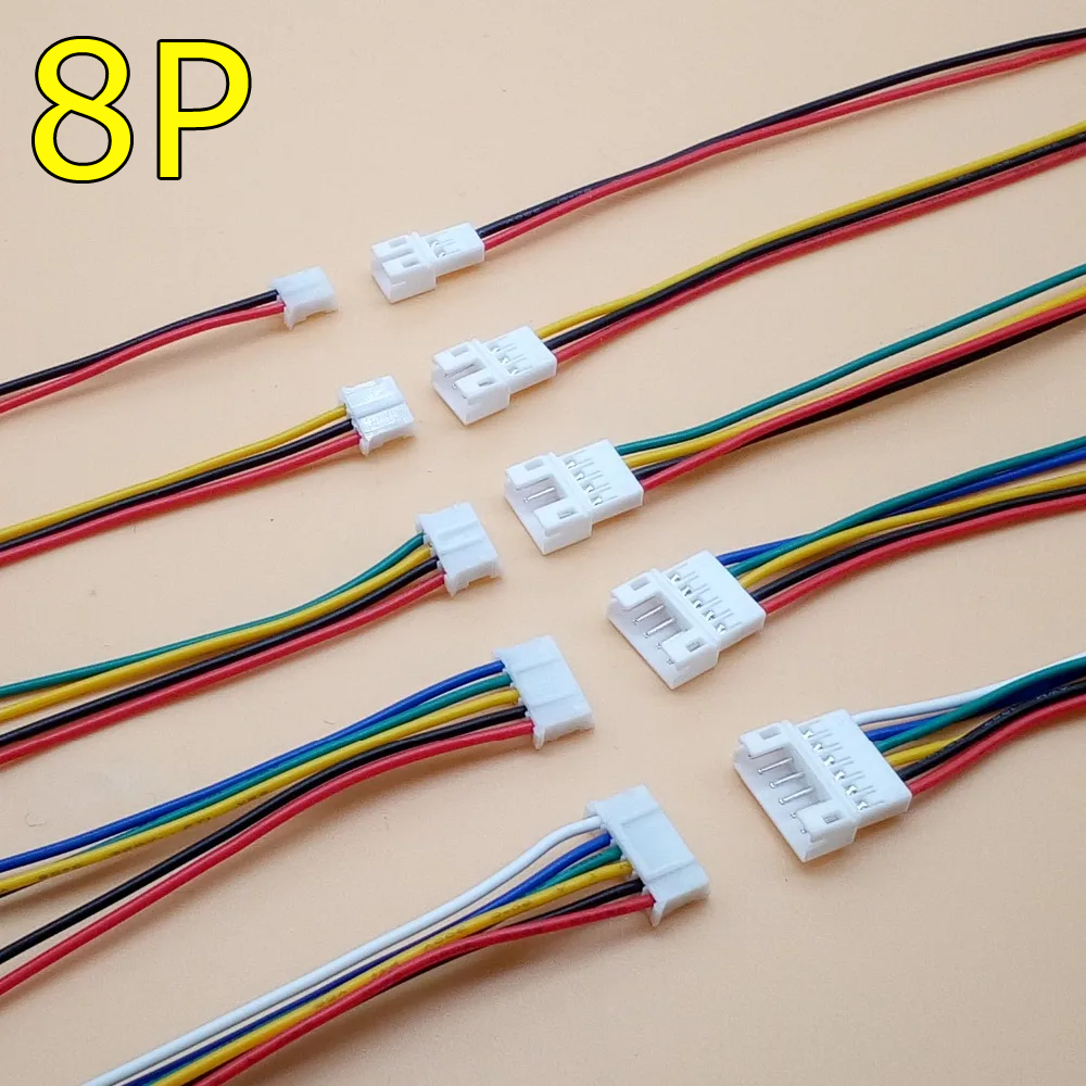 Разъем PH 2.0 с проводом 20см - 8P ПаПа