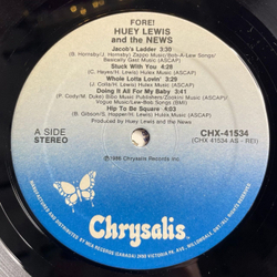 Винтажная виниловая пластинка LP Huey Lewis And The News Fore (Canada 1986)