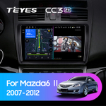 Teyes CC3 2K 9"для Mazda 6 II, Atenza 2007-2012