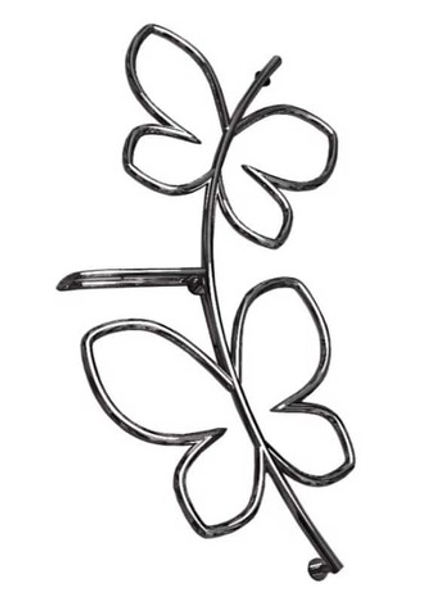 Полотенцесушитель Butterfly 930/625 1/2 Электрический (К эл. Красный)