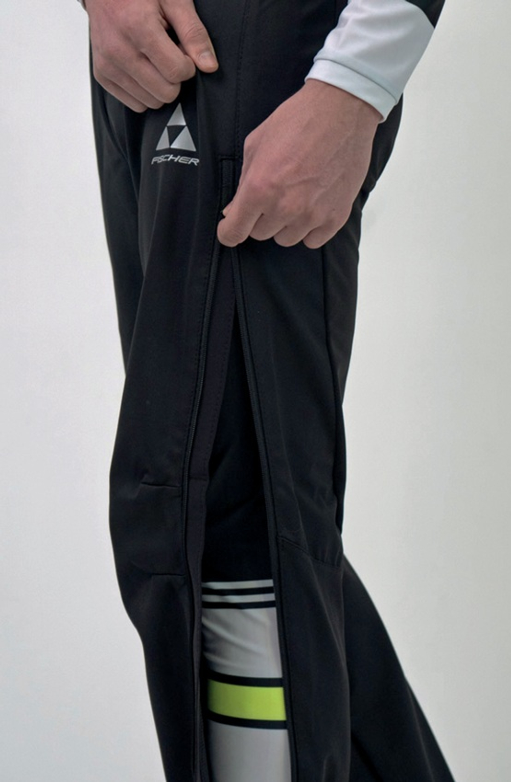 Мужские брюки FISCHER Softshell Light, черные GR8210-100